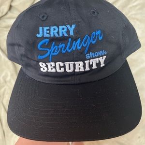 Authentic Jerry Springer Show Security 6 panel Crushable Snapback Hat